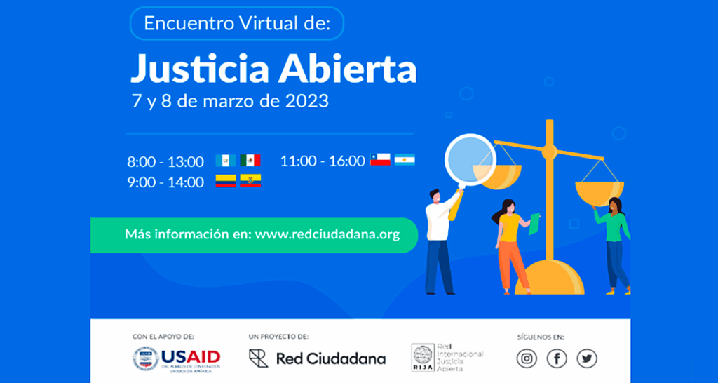 Encuentro virtual de Justicia Abierta