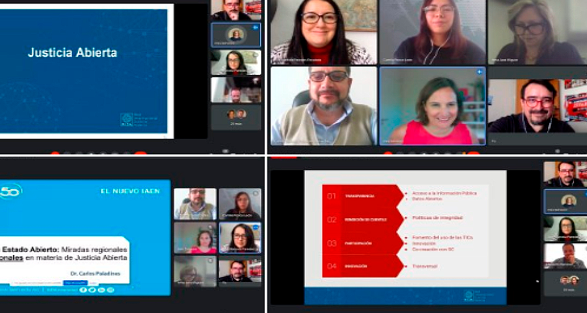 Masterclass en Estado Abierto: Miradas regionales y nacionales en materia de Justicia Abierta
