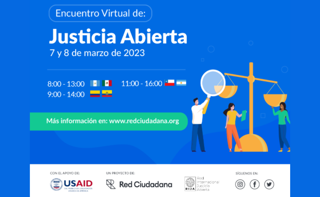 Encuentro virtual de Justicia Abierta