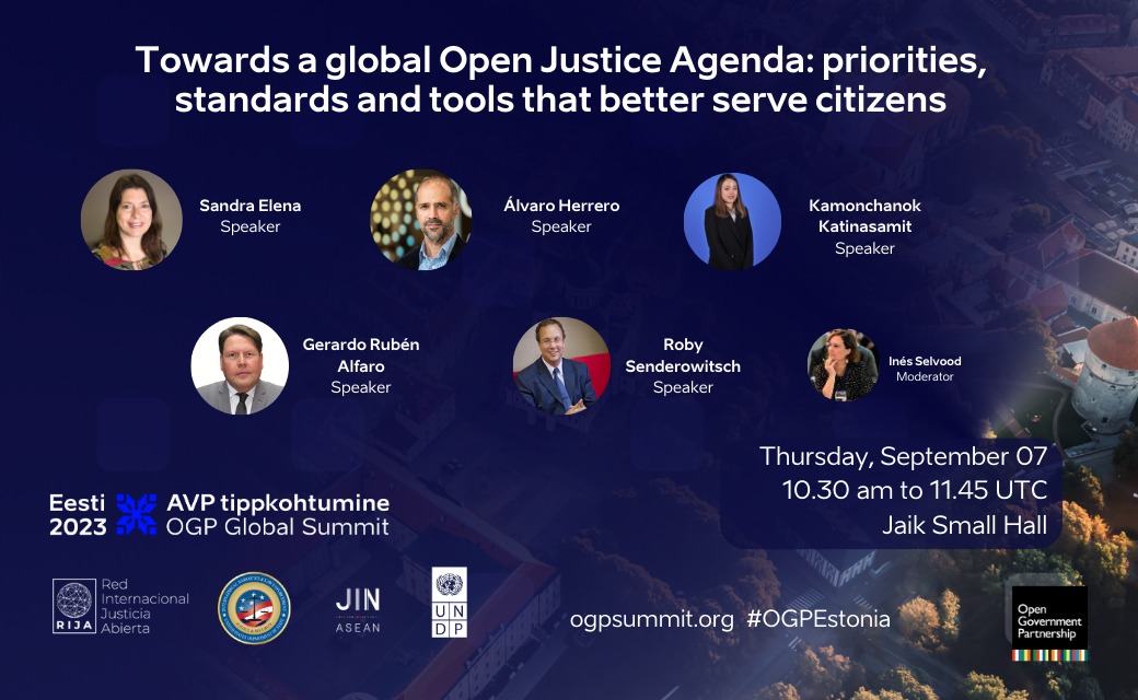 Panel de RIJA sobre la agenda global de Justicia Abierta en la Cumbre OGP de Estonia