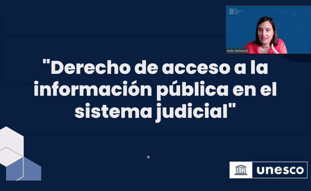 Participación en webinario de la UNESCO y  la Corte IDH