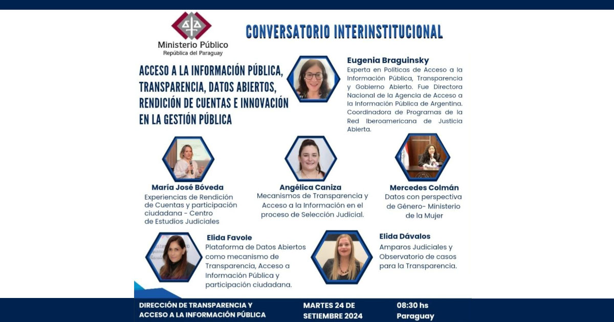 Conversatorio Interinstitucional Ministerio Público de Paraguay