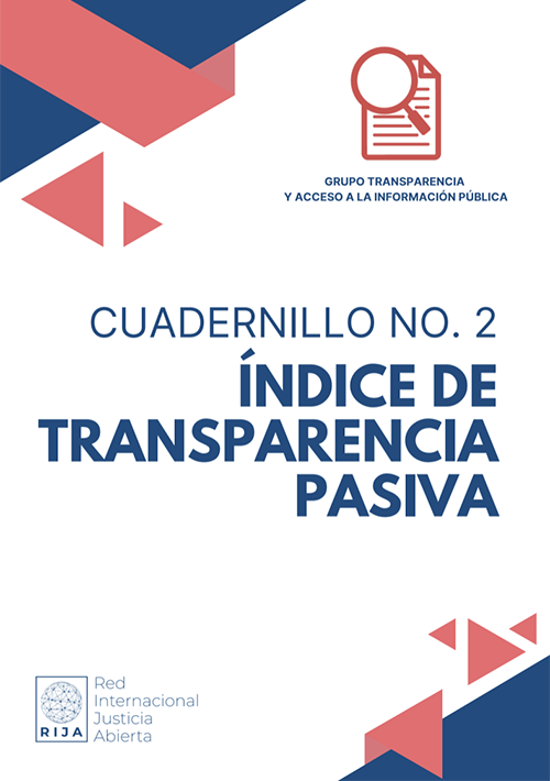 RIJA - Cuadernillo 2 - Índice de Transparencia Pasiva